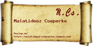 Malatidesz Cseperke névjegykártya
